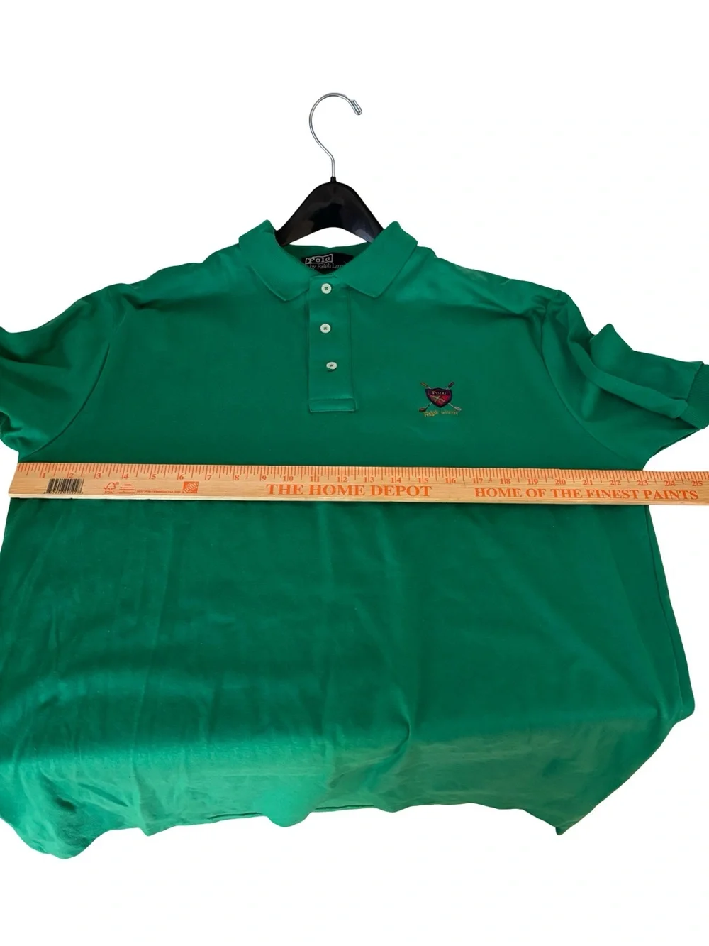 Ralph Lauren Men’s Polo Green Cotton Golf Shirt Sz L
